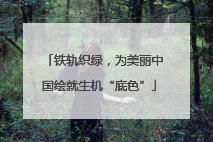 铁轨织绿，为美丽中国绘就生机“底色”