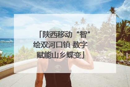 陕西移动“智”绘双河口镇 数字赋能山乡蝶变