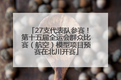 27支代表队参赛！第十五届全运会群众比赛（航空）模型项目预赛在北川开赛