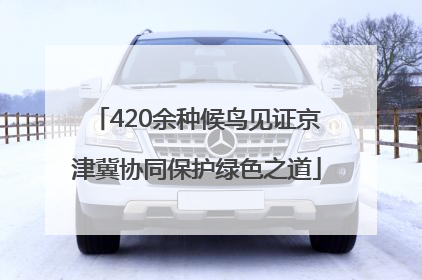 420余种候鸟见证京津冀协同保护绿色之道