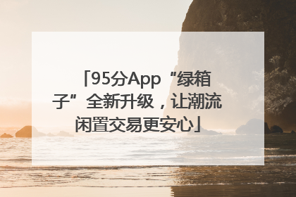 95分App“绿箱子”全新升级，让潮流闲置交易更安心