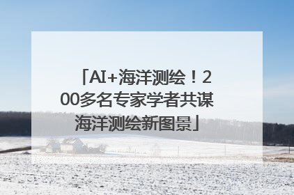 AI+海洋测绘！200多名专家学者共谋海洋测绘新图景