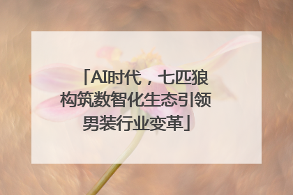 AI时代，七匹狼构筑数智化生态引领男装行业变革
