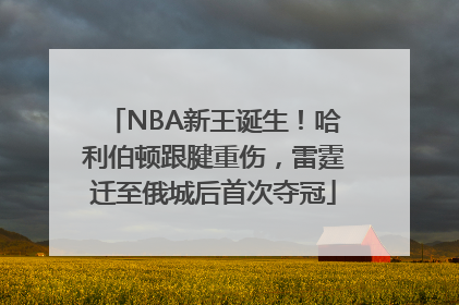 NBA新王诞生！哈利伯顿跟腱重伤，雷霆迁至俄城后首次夺冠